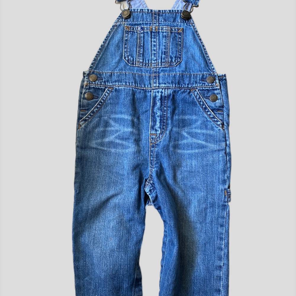 Gap Boys Denim Overalls size 18-14 months .
